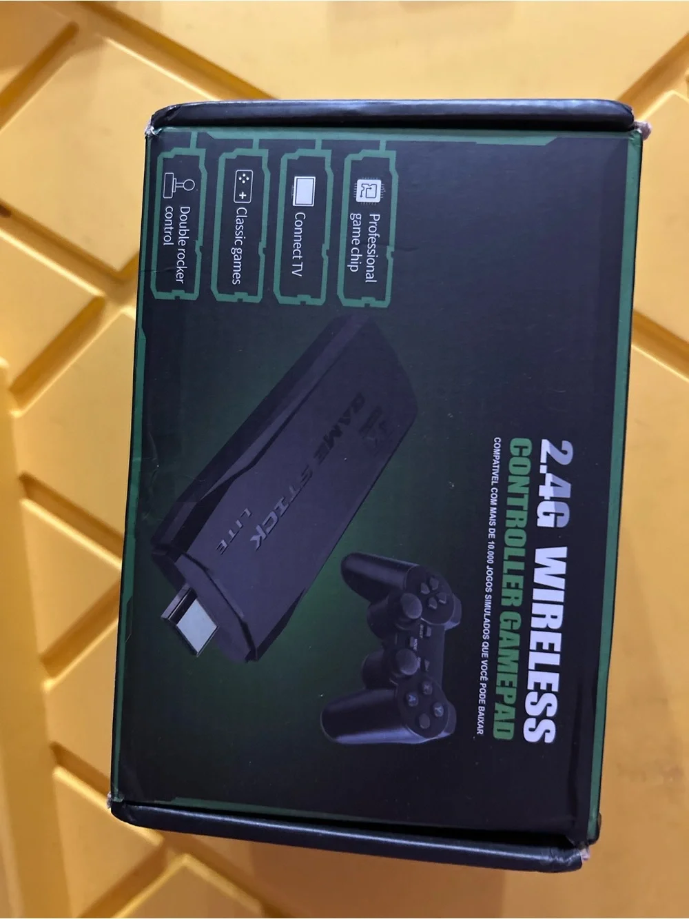 2.4G Wireless Black Game Controller and game stick